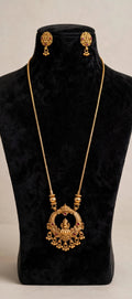 Lakshmi Arch Pendant Long Chain Set